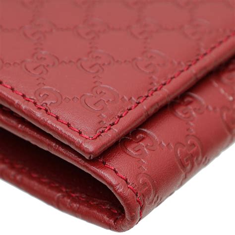 all red gucci wallet|Gucci microguccissima wallet.